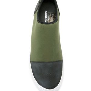 Osklen Olive green Super Light sneakers slipon 7.5